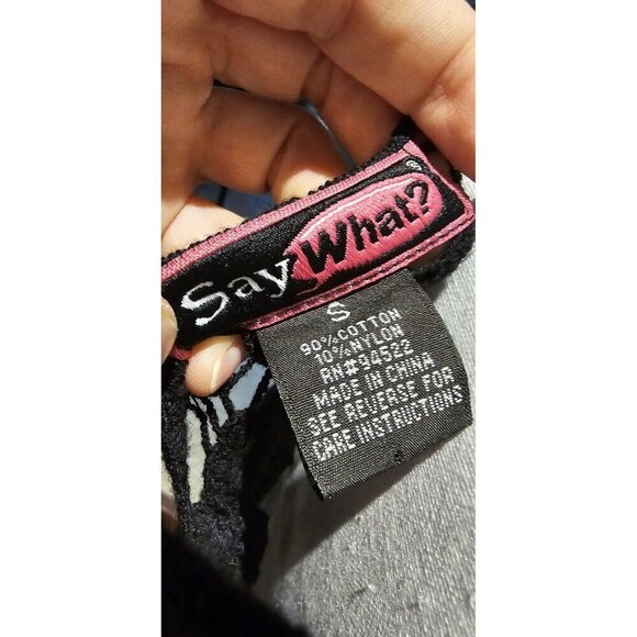 Vintage 90's Y2K Say What? Festival Grunge S Whimsigoth Vamp Witchy - Picture 3 of 6